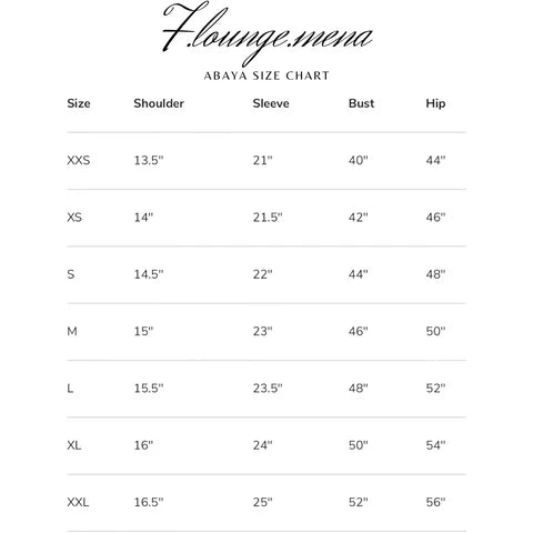 FLOUNGE - Shine Abaya